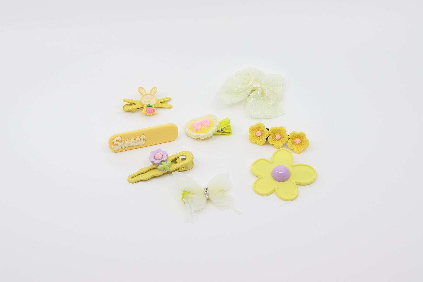 Bow Hair Clip Set