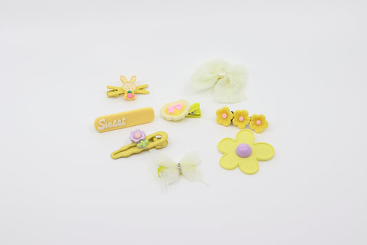 Bow Hair Clip Set