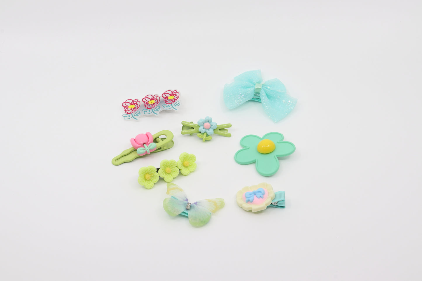 Bow Hair Clip Set