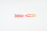 Pink Hair Clip Set