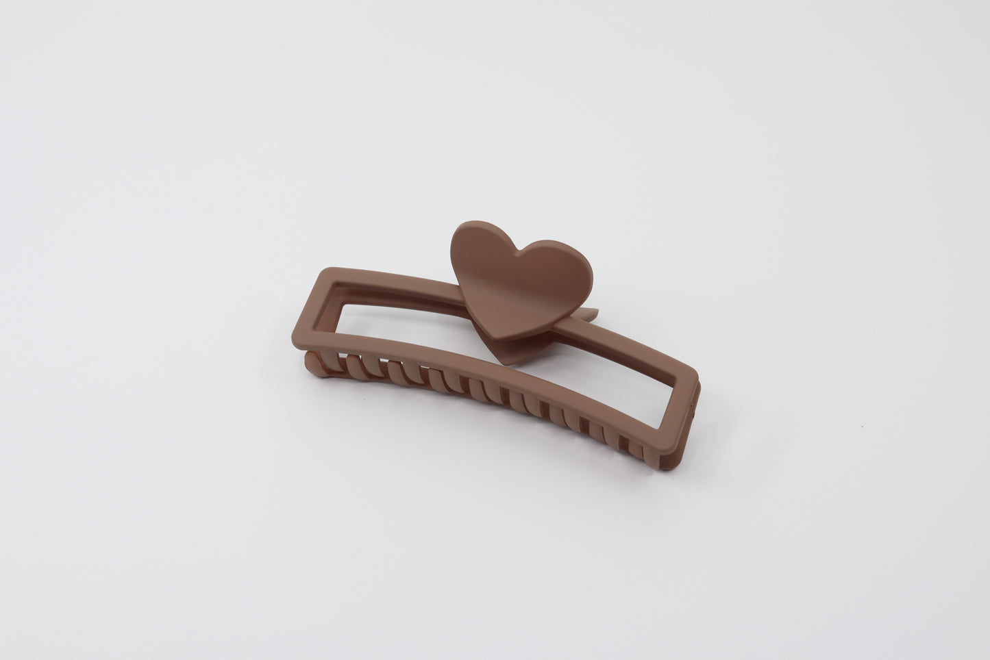 Matte Heart Hair Claw