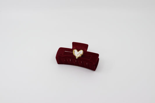 Heart Matte Hair Claw