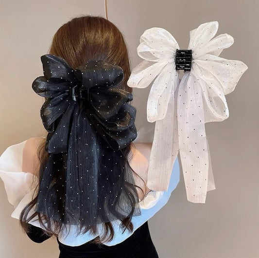 Light Ribbon Hair Claw