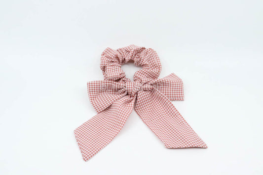 Plaid Bow Scrunchies