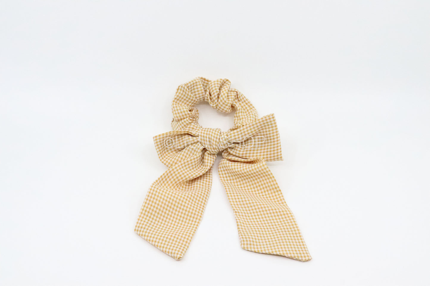 Plaid Bow Scrunchies