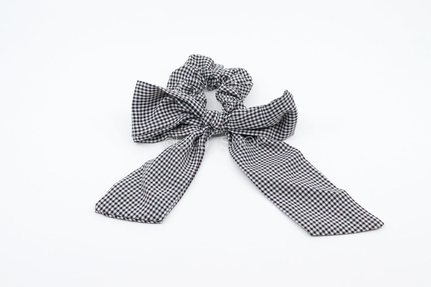 Plaid Bow Scrunchies