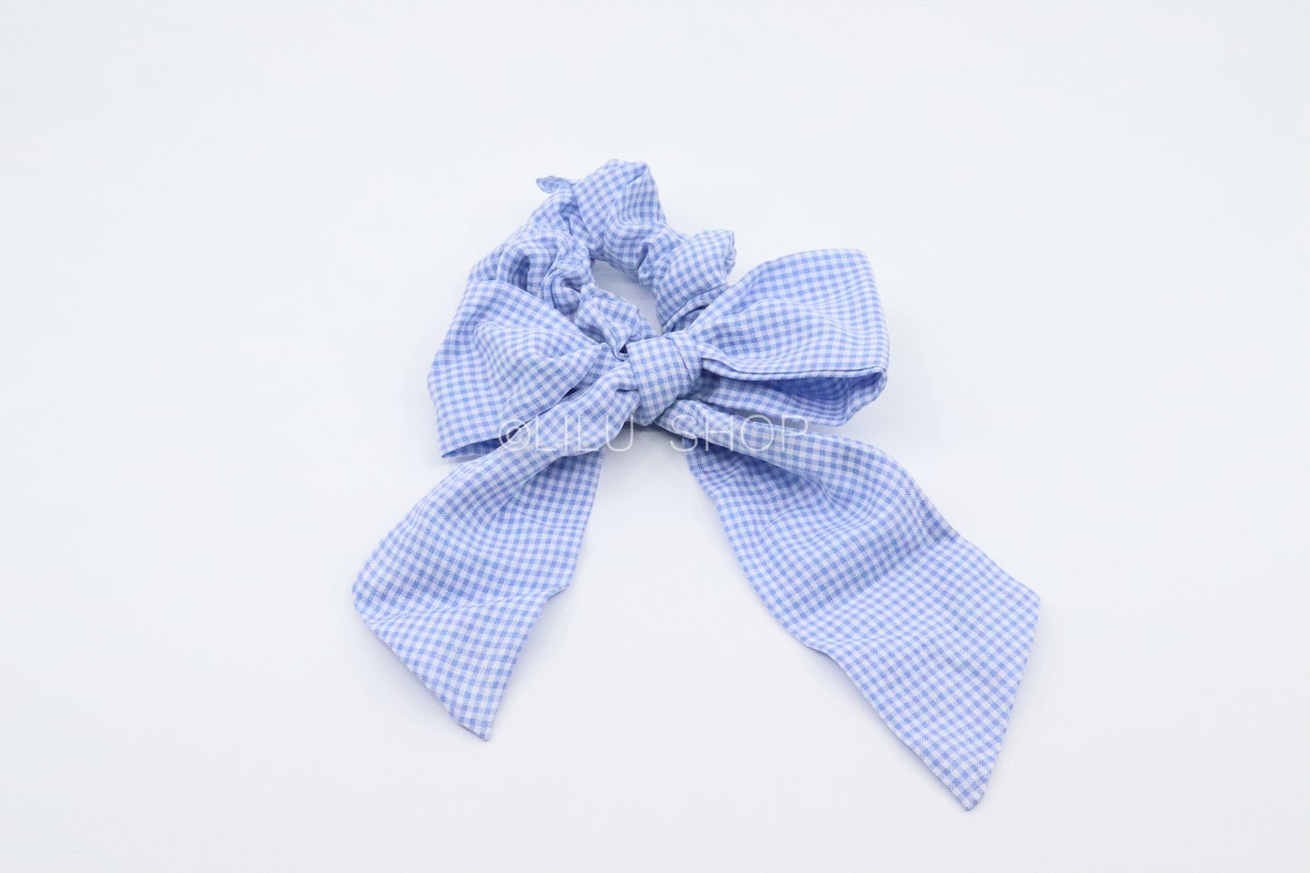 Plaid Bow Scrunchies