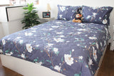 Purple Iris - 4-Piece Blanket Bedding Set